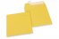 Envelopes de papel coloridos - Amarelo botão-de-ouro, 160 x 160 mm | Envelopesonline.pt