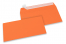 Envelopes de papel coloridos - Cor de laranja, 110 x 220 mm | Envelopesonline.pt