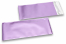 Envelopes coloridos de película metalizada mate - Lilás 110 x 220 mm | Envelopesonline.pt