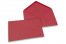 Envelopes de cartões de felicitações coloridos - Vermelho escuro, 133 x 184 mm | Envelopesonline.pt