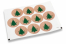 Selos para envelopes de Natal - Árvore de Natal verde | Envelopesonline.pt