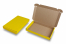 Caixas de transporte dobráveis - amarelo | Envelopesonline.pt