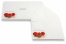 Envelopes de postais de Natal - bolas de Natal vermelhas | Envelopesonline.pt