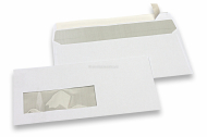 Envelopes para impressora a laser, 110 x 220 mm (DL), janela à esquerda 40 x 110 mm, posição da janela 15 mm do esquerda e 20 mm do baixo | Envelopesonline.pt