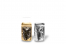 Sacos de fundo bloco metálicos transparentes - dourado metalizado, 85 x 145 x 50 mm - 100 ml | Envelopesonline.pt