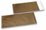 Envelopes coloridos de película metalizada mate - Bronze 110 x 220 mm | Envelopesonline.pt