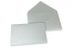 Envelopes de cartões de felicitações coloridos - Prateado metalizado, 114 x 162 mm | Envelopesonline.pt