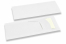 Sacos porta-talheres branco com incição + branco guardanapos | Envelopesonline.pt