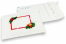 Envelopes de Natal de bolhas brancos - decoração Natal | Envelopesonline.pt