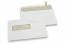 Envelopes para impressora a laser, 156 x 220 mm (EA5), janela à esquerda 40 x 110 mm, posição da janela 20 mm do esquerda e 66 mm do baixo, peso unit. aprox. 6 g.  | Envelopesonline.pt