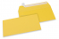 Envelopes de papel coloridos - Amarelo botão-de-ouro, 110 x 220 mm | Envelopesonline.pt