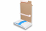 Embalagem para livros - enrole o embalagem em torno do livro - branco | Envelopesonline.pt