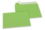 Envelopes de papel coloridos - Verde maçã, 114 x 162 mm  | Envelopesonline.pt