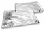Envelopes coloridos de folha metalizada - Prateado 320 x 430 mm | Envelopesonline.pt
