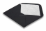Envelope preto forrado - forro branco | Envelopesonline.pt