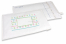 Envelopes almofadados brancos da Páscoa - cores pastel | Envelopesonline.pt