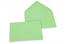 Envelopes de cartões de felicitações coloridos - Verde claro, 114 x162 mm | Envelopesonline.pt