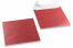 Envelopes madrepérola coloridos vermelho - 170 x 170 mm | Envelopesonline.pt