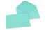 Envelopes de cartões de felicitações coloridos - Turquesa, 133 x 184 mm | Envelopesonline.pt