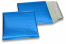 Envelopes almofadados de plástico metalizado ECO - azul escuro 165 x 165 mm | Envelopesonline.pt