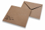 Envelopes de casamento - castanho + sig & sig.ra. | Envelopesonline.pt