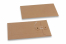 Envelopes com fecho de corda e arruela - 110 x 220 mm, castanho | Envelopesonline.pt