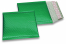 Envelopes almofadados de plástico metalizado ECO - verde 165 x 165 mm | Envelopesonline.pt