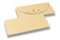 Envelopes com fecho coração - Champanhe | Envelopesonline.pt