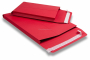 Envelopes reforçados, coloridos, com fundo em V - vermelho