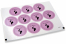 Selos para envelope de batizado - mi bautizo rosa com cora&ccedil;&otilde;es | Envelopesonline.pt