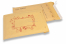 Envelopes de bolhas de Natal castanhos - Decoração de Natal vermelho | Envelopesonline.pt