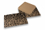 Envelopes com impressão animal - kraft castanho, preto, impressão de leopardo | Envelopesonline.pt