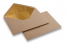 Envelope de pagamento papel kraft - 114 x 162 mm (C6) Dourado | Envelopesonline.pt