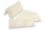 Envelope marmorizados (110 x 220 mm) e cartão (105 x 210 mm) - marmorizado castanho, sem forro | Envelopesonline.pt