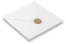 Selos de cera - Corações no envelope | Envelopesonline.pt