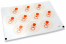 Selos para envelope de nascimento - chupeta vermelha | Envelopesonline.pt