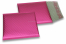 Envelopes almofadados de plástico metalizado mate ECO - cor-de-rosa 165 x 165 mm | Envelopesonline.pt