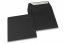Envelopes de papel coloridos - Preto, 160 x 160 mm  | Envelopesonline.pt
