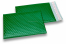 Envelopes almofadados metalizados de alto brilho, verde | Envelopesonline.pt