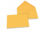 Envelopes de cartões de felicitações coloridos - Amarelo-dourado, 114 x 162 mm | Envelopesonline.pt