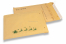 Envelopes de bolhas de Natal castanhos - Trenó verde | Envelopesonline.pt