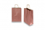 Sacos de papel com alças torcidas - vermelho metalizado, 220 x 100 x 310 mm, 90 gr | Envelopesonline.pt