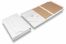 Embalagem para livros são entregues planos - branco | Envelopesonline.pt