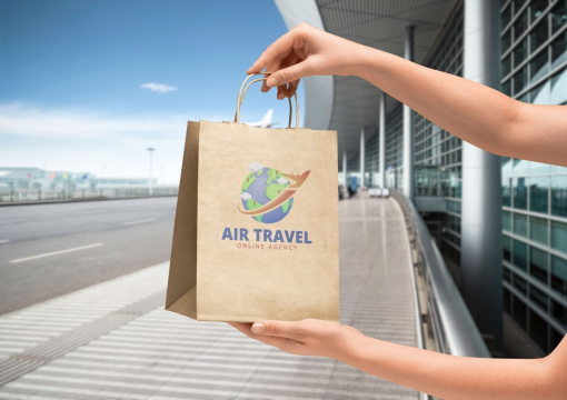 Sacos de papel com alças torcidas | Envelopesonline.pt