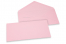 Envelopes de cartões de felicitações coloridos - Cor-de-rosa claro, 110 x 220 mm | Envelopesonline.pt