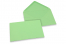  Envelopes de cartões de felicitações coloridos - Verde claro, 125 x 175 mm | Envelopesonline.pt