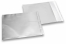 Envelope colorido de película metalizada mate - Prateado 165 x 165 mm | Envelopesonline.pt