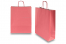 Sacos de papel com alças torcidas - vermelho veludo, 320 x 120 x 410 mm, 100 gr | Envelopesonline.pt