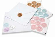 Selos para envelope de batizado - v&aacute;rios | Envelopesonline.pt