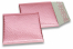 Envelopes de bolhas de plástico metalizado ECO - rosa dourado 165 x 165 mm | Envelopesonline.pt